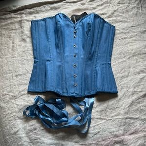 Corset Story Denin Expert Waist Training Corset Overbust 28